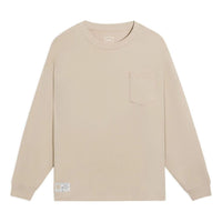 Li-Ning Chinese Color Pocket Long Sleeve T-shirt 'Light Brown' AHSS751-5