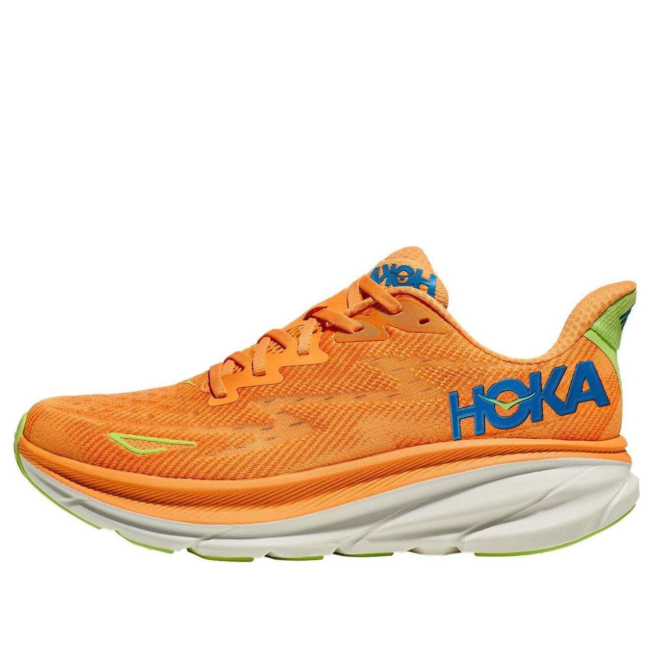 HOKA ONE ONE Clifton 9 2E Wide 'Solar Flare Lettuce' 1132210-SLRL