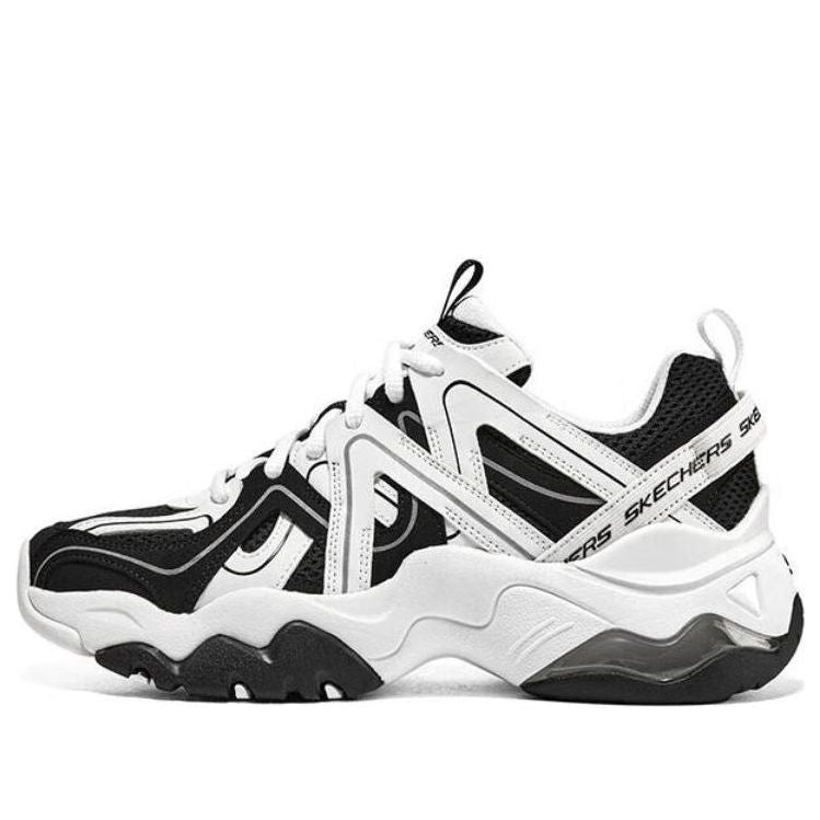 (WMNS) Skechers D'LITES 3.0 Air 'Black White' 896233-BKW