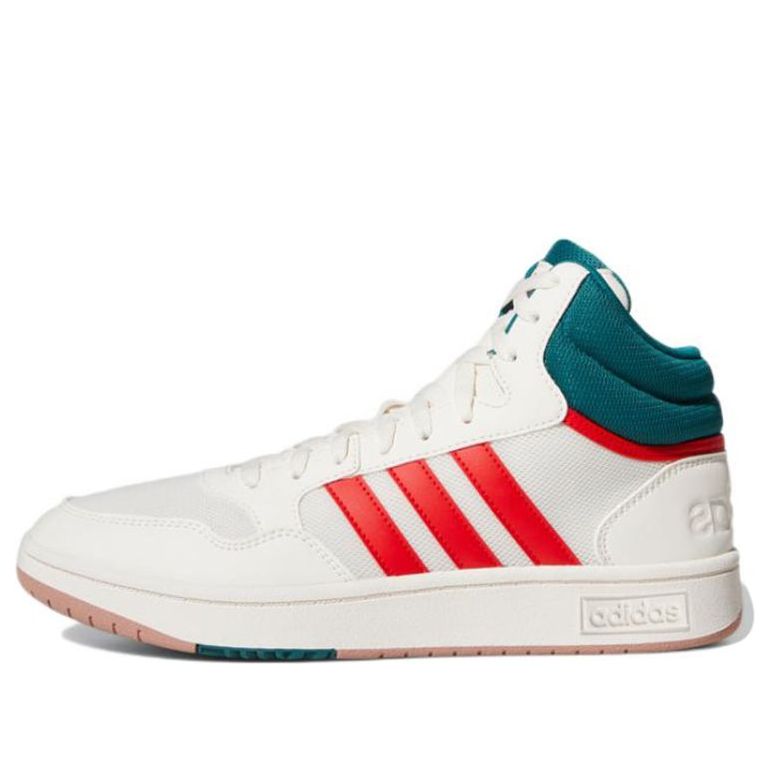 adidas Hoops 3.0 Mid 'White Vivid Red' GZ3811
