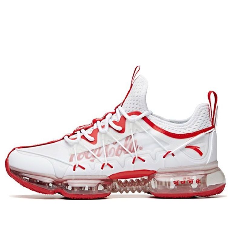 ANTA x Coca Cola Running Series Sneakers 'White Red' 912025505-10