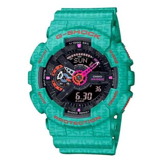 CASIO G-Shock Analog-Digital 'Green' GA-110SGG-3AJR