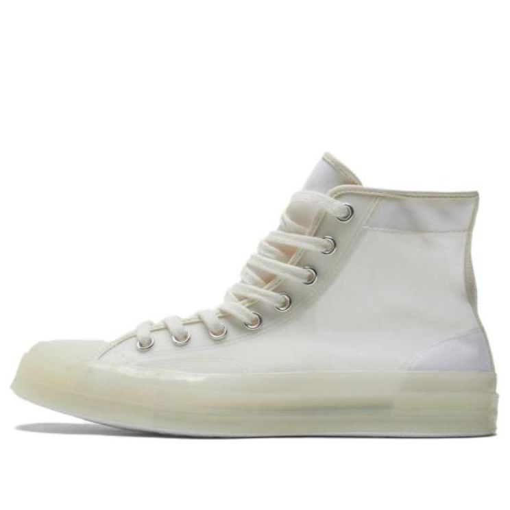 Converse Chuck 70 HI Translucent Canvas Sneakers 'Egret' A06223C