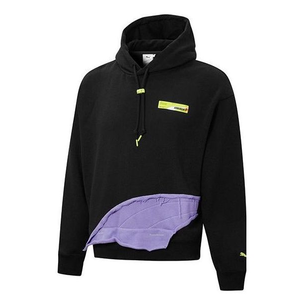 PUMA x Roaringwild Hoodie 'Black Purple' 532593-01
