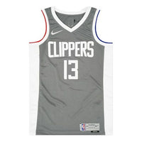 Nike NBA Basketball Sports Quick Dry Vest SW Fan Edition 20-21 Season Los Angeles Clippers Paul George No. 13 Gray CW6808-002