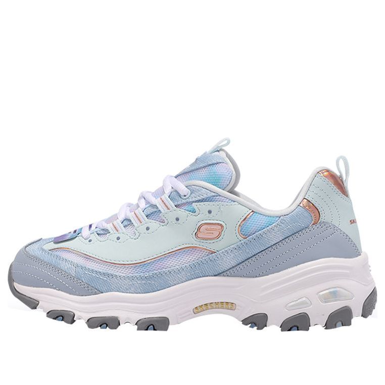 (WMNS) Skechers D Lites Sneakers Light-Blue 149251-LBMT