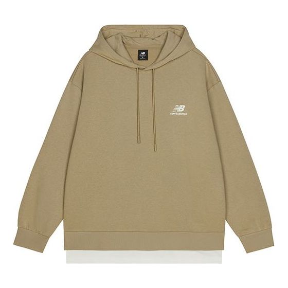 New Balance Logo Hoodie 'Khaki' AMT13341-HNA