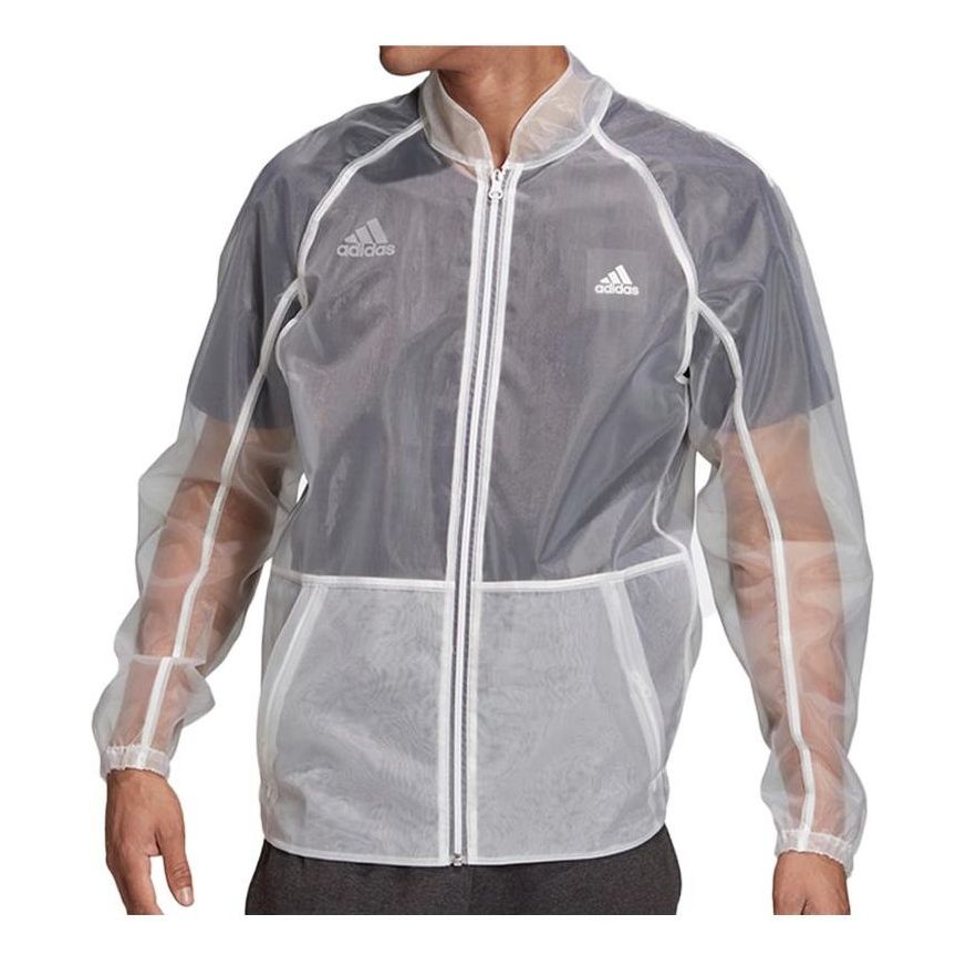 adidas See Through Varsity Jacket 'White' GL3424