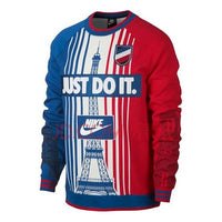 Men's Nike City Version Multicolor Splicing Red Blue 'Team Royal University Red Summit White' AR1988-477