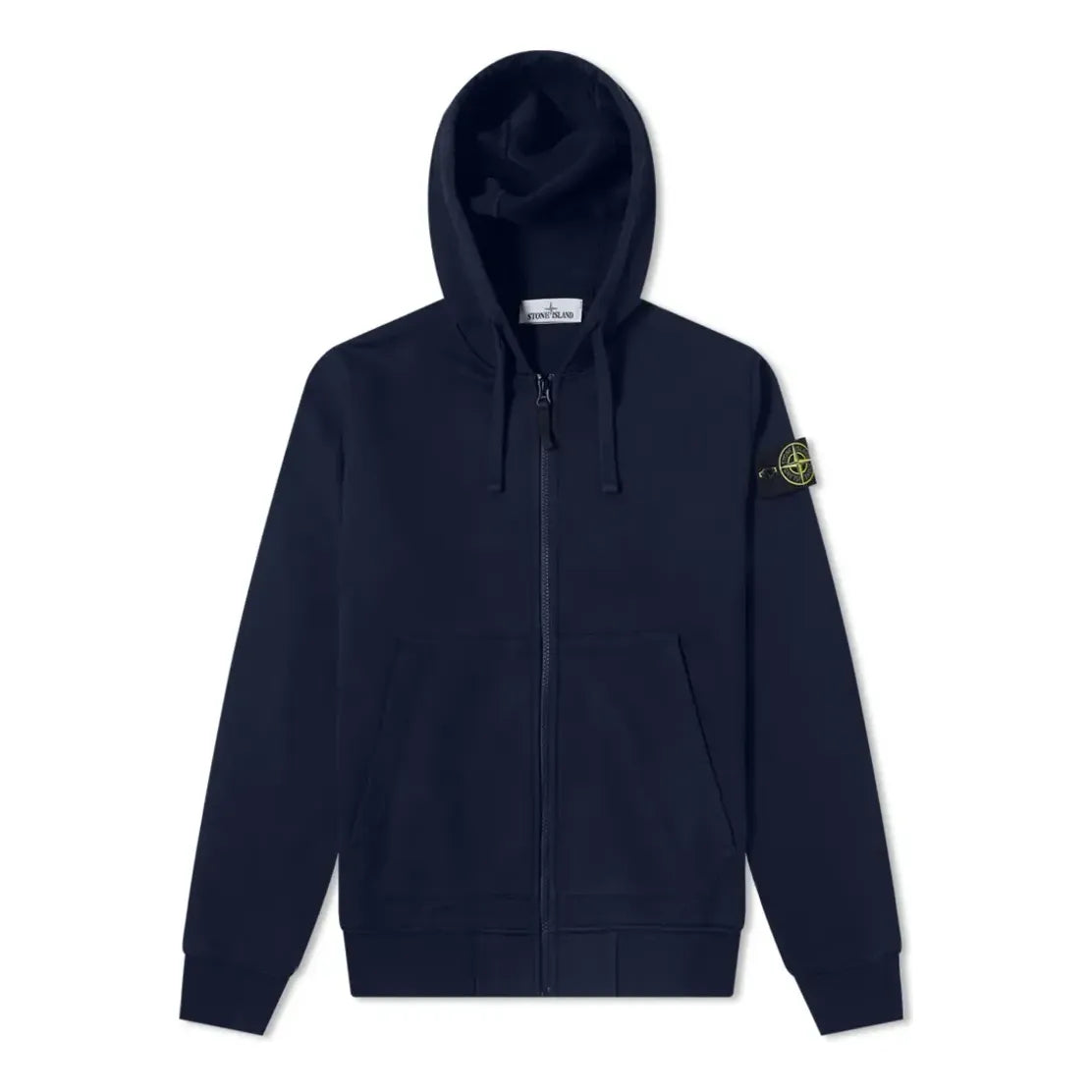 STONE ISLAND Garment Dyed Zip Through Hoodie 'Navy' 741564251-V0020