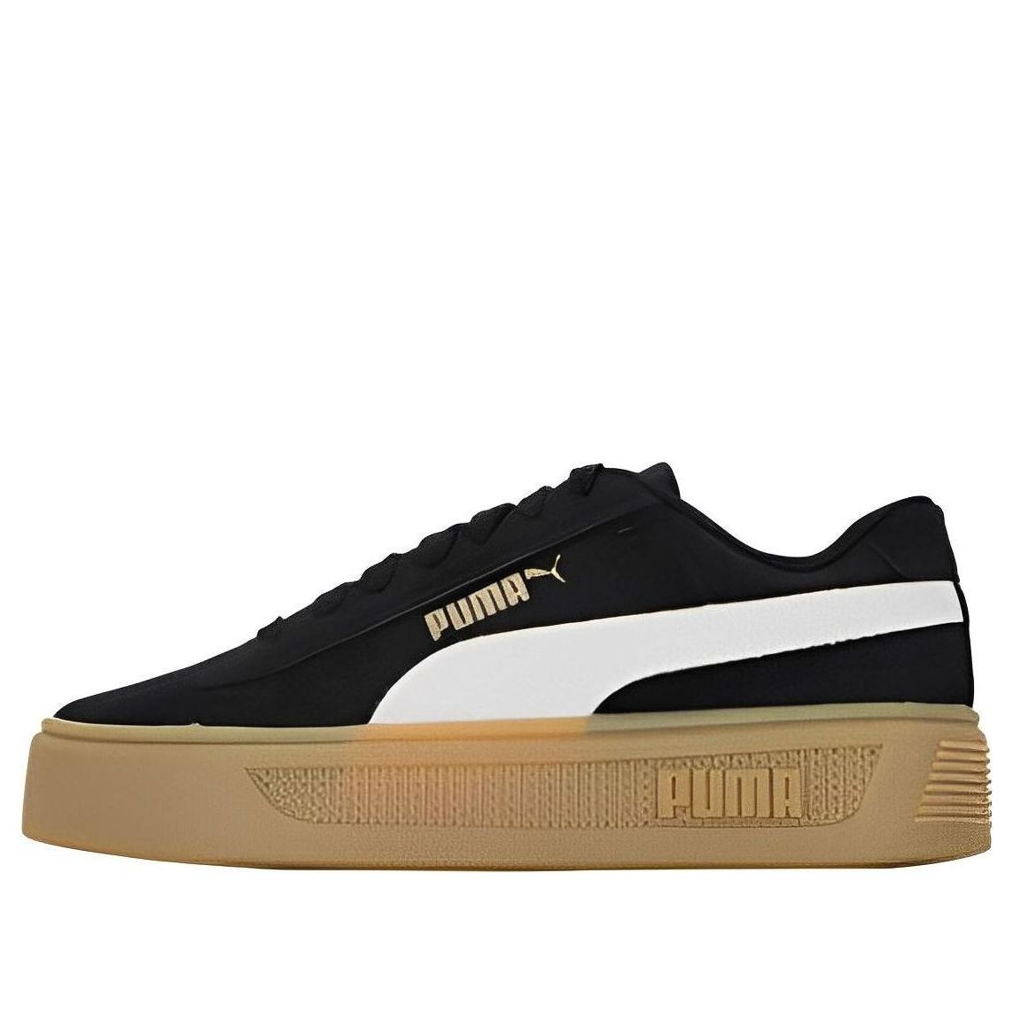 (WMNS) PUMA Smash Platform v3 SD 'Black' 391942-02