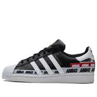 adidas Superstar 'Wordmark Heel Stripe - Core Black' FX5559