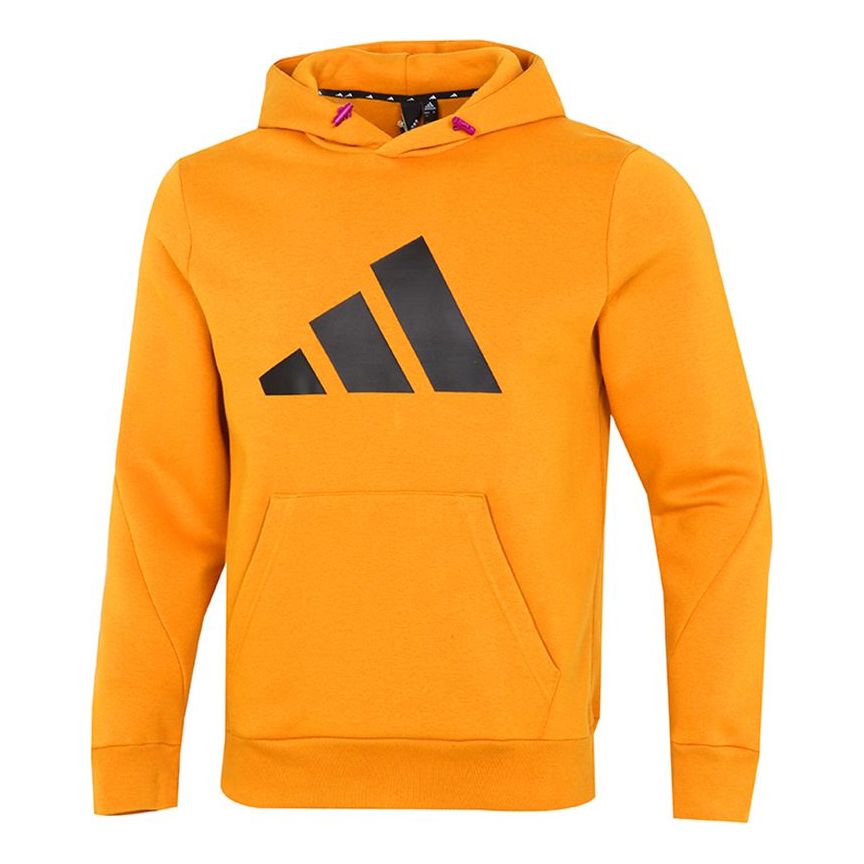 Men's adidas Large Logo Printing Sports Orange H46511
