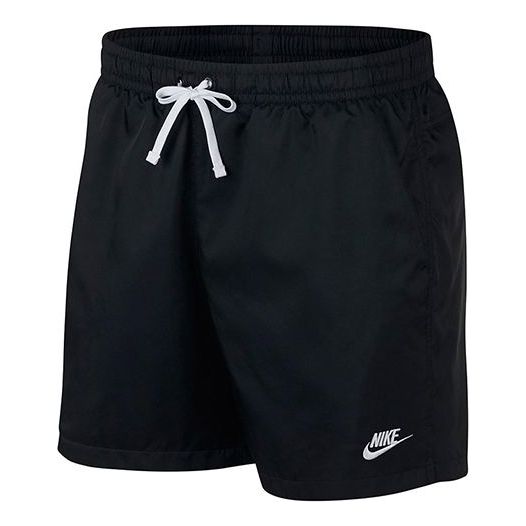 Nike Sportswear Lacing Running Training Sports Shorts Black AR2382-010