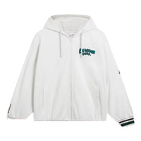 Li-Ning Hoops Graphic Hooded Jacket 'White' AWDT549-1
