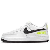 (GS) Nike Air Force 1 Low 'Just Do It - White Volt' DM3271-100