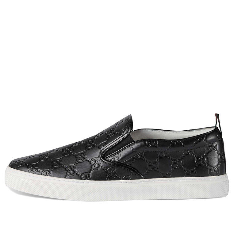 GUCCI Signature Slip-On Sneaker 'Black' 407364-CWCE0-1174