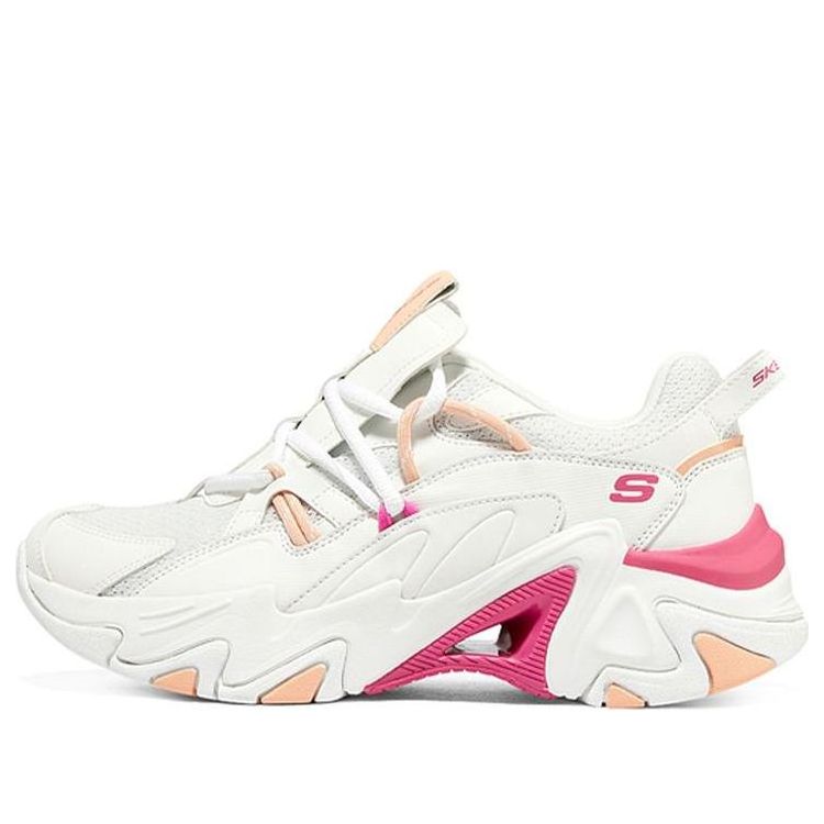 (WMNS) Skechers Stamina V3 'White Pink' 896072-WPK