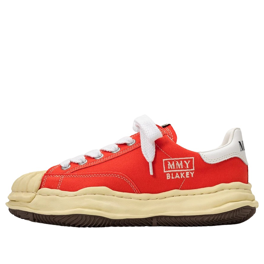 Maison MIHARA YASUHIRO BLAKEY VL OG Sole Canvas Low-top Sneaker 'Orange' A09FW732-ORG