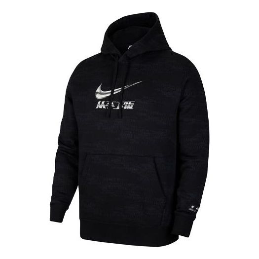 Nike Sportswear Casual Sports Logo Alphabet Printing Black DJ4860-010
