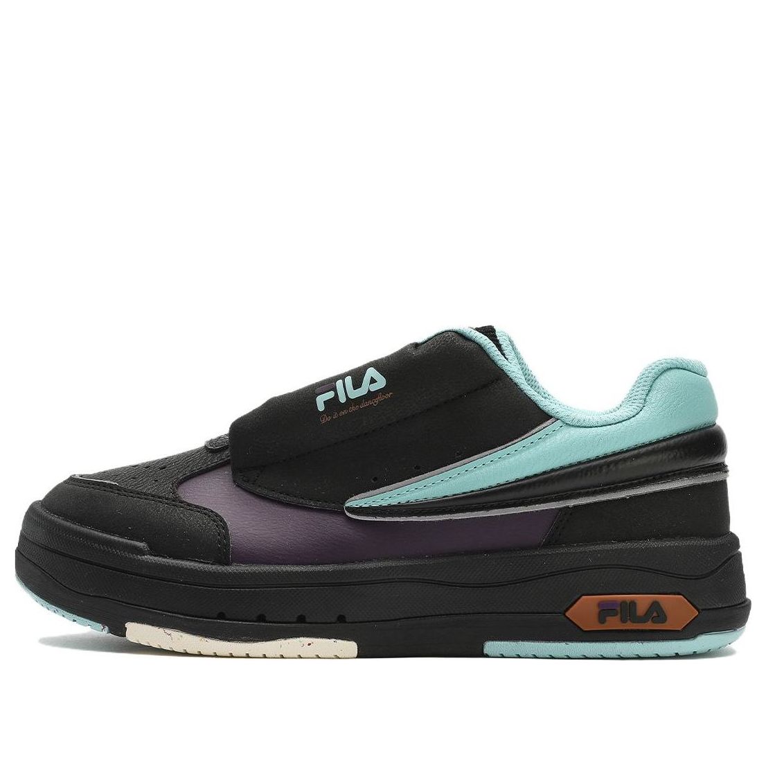 (WMNS) FILA Mix Low Skate Shoes 'Black Blue' F12W344201FBS