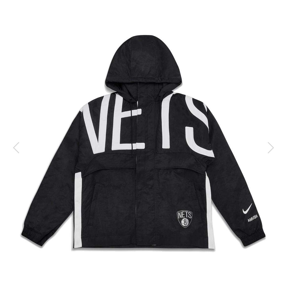 Nike x Ambush NBA Collection Nets Jacket 'Black' DB9567-010(DB8576-010)