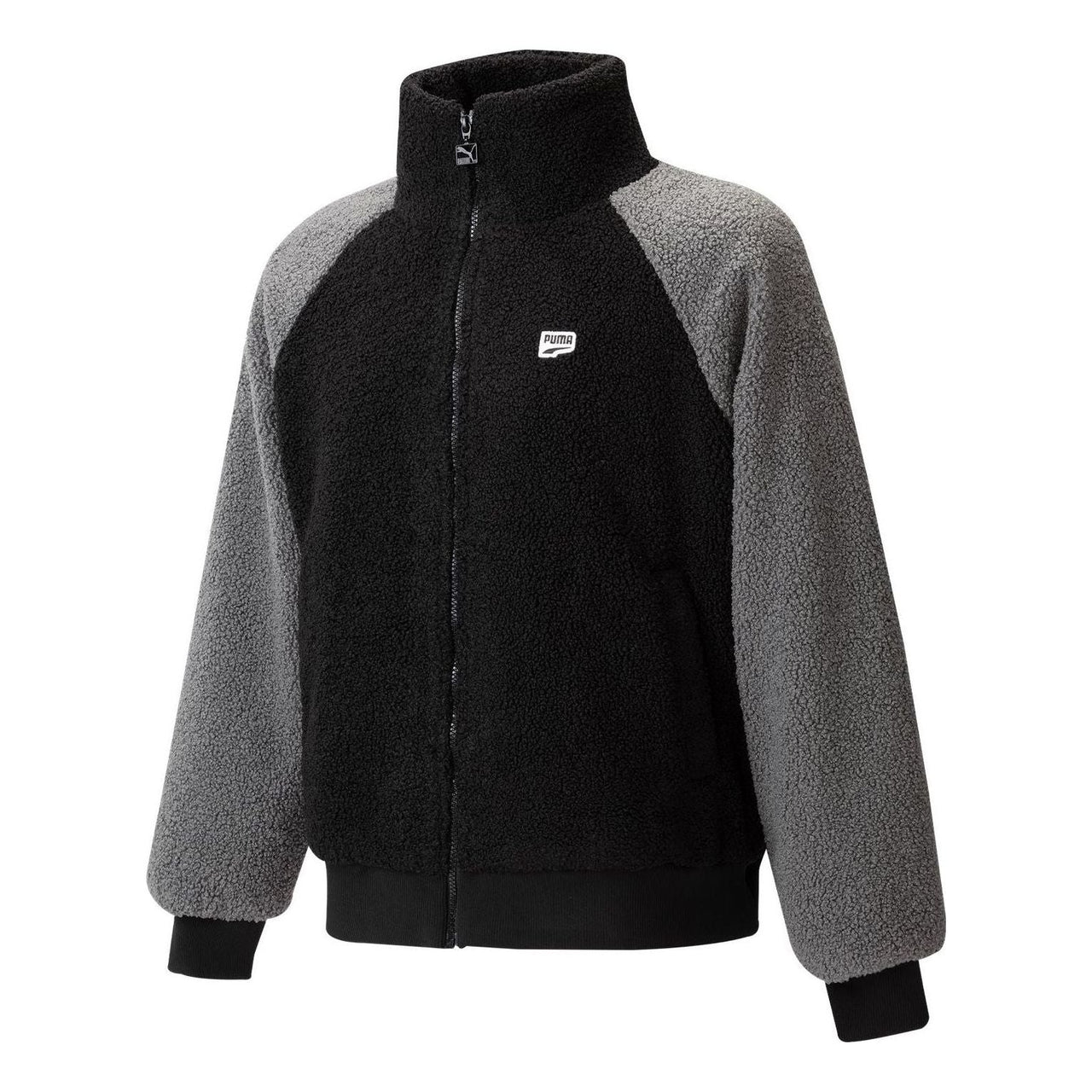 PUMA Reglan Sleeve Sherpa Jacket 'Black' 539569-01