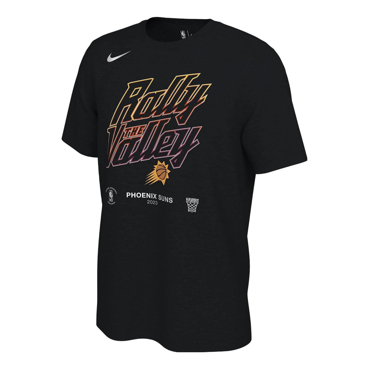 Nike x NBA Phoenix Suns "Rally The Valley" 2023 Playoffs Mantra T-Shirt 'Black' FZ7989-010