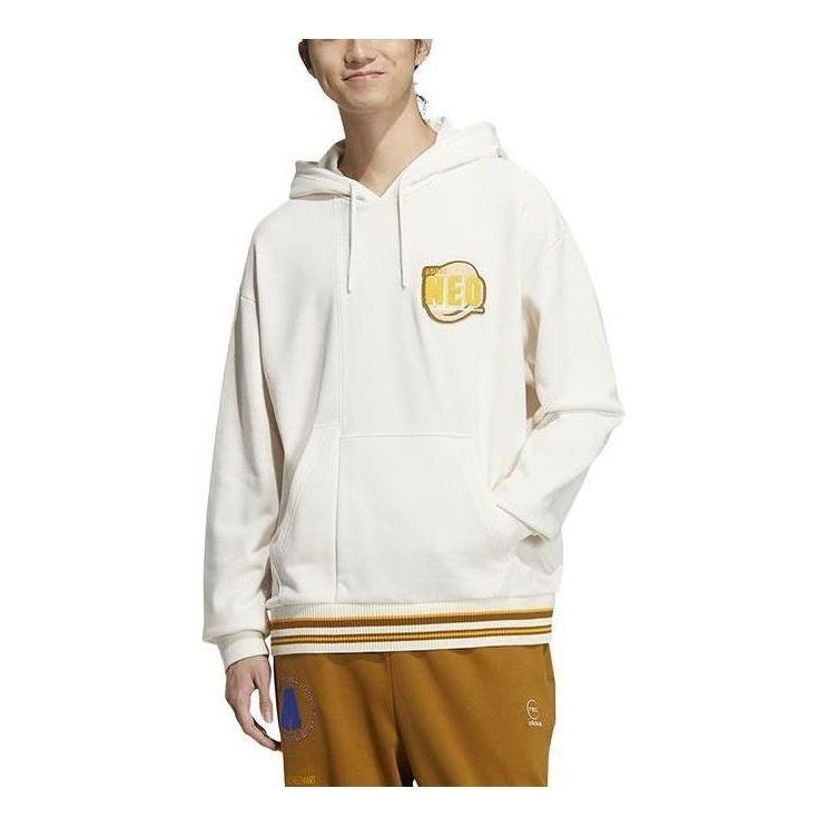 adidas Neo Logo Hoodie 'White' IA6818
