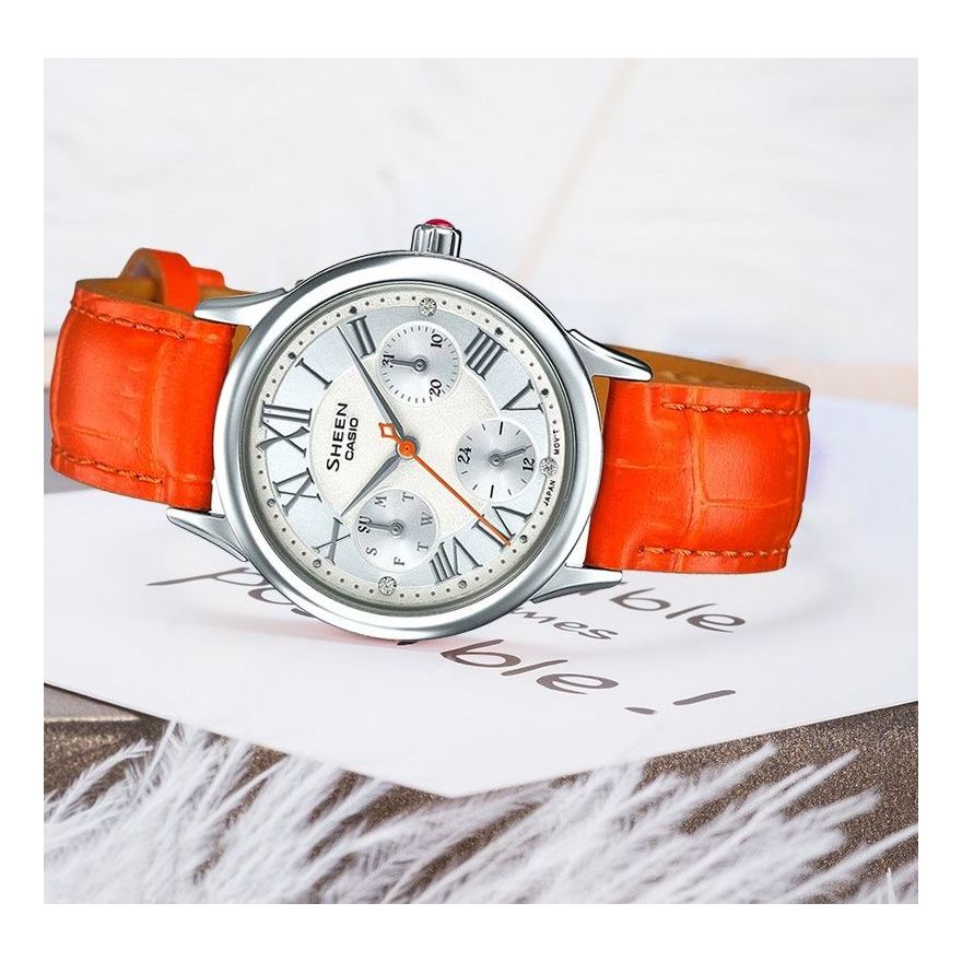 CASIO SHEENSeries es Orange Analog SHE-3049L-7A