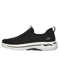 (WMNS) Skechers Gowalk Arch Fit 'Black White' 124409-BLK