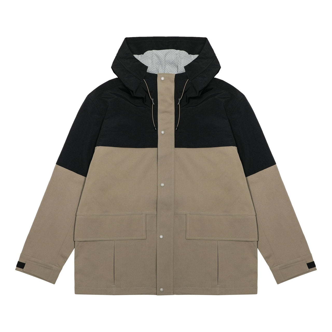 New Balance Detachable Hooded Two-In-One Woven Solid Jacket 'Khaki' AMJ23315-DRI
