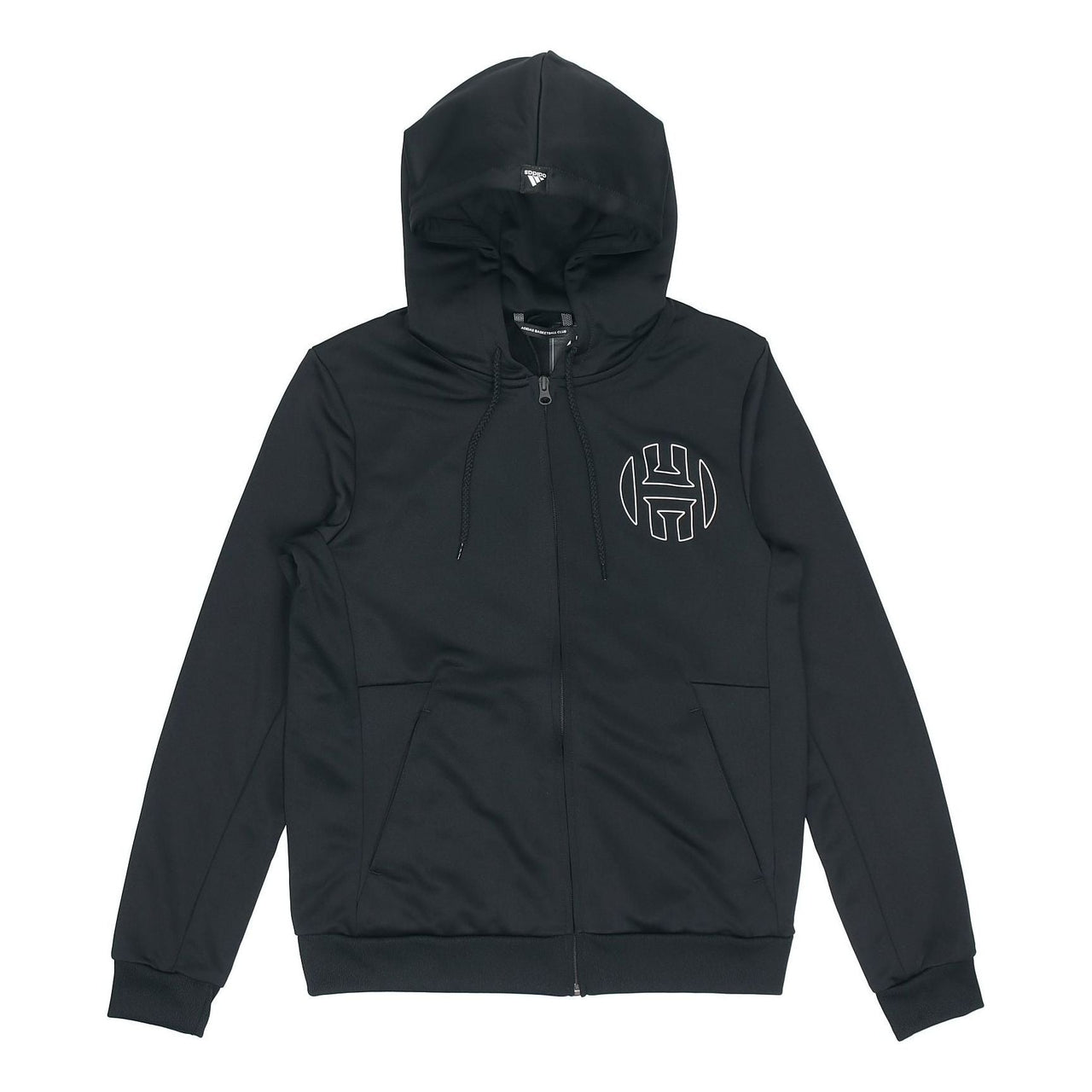 Men's adidas Basketball Hooded Jacket Black DP5711
