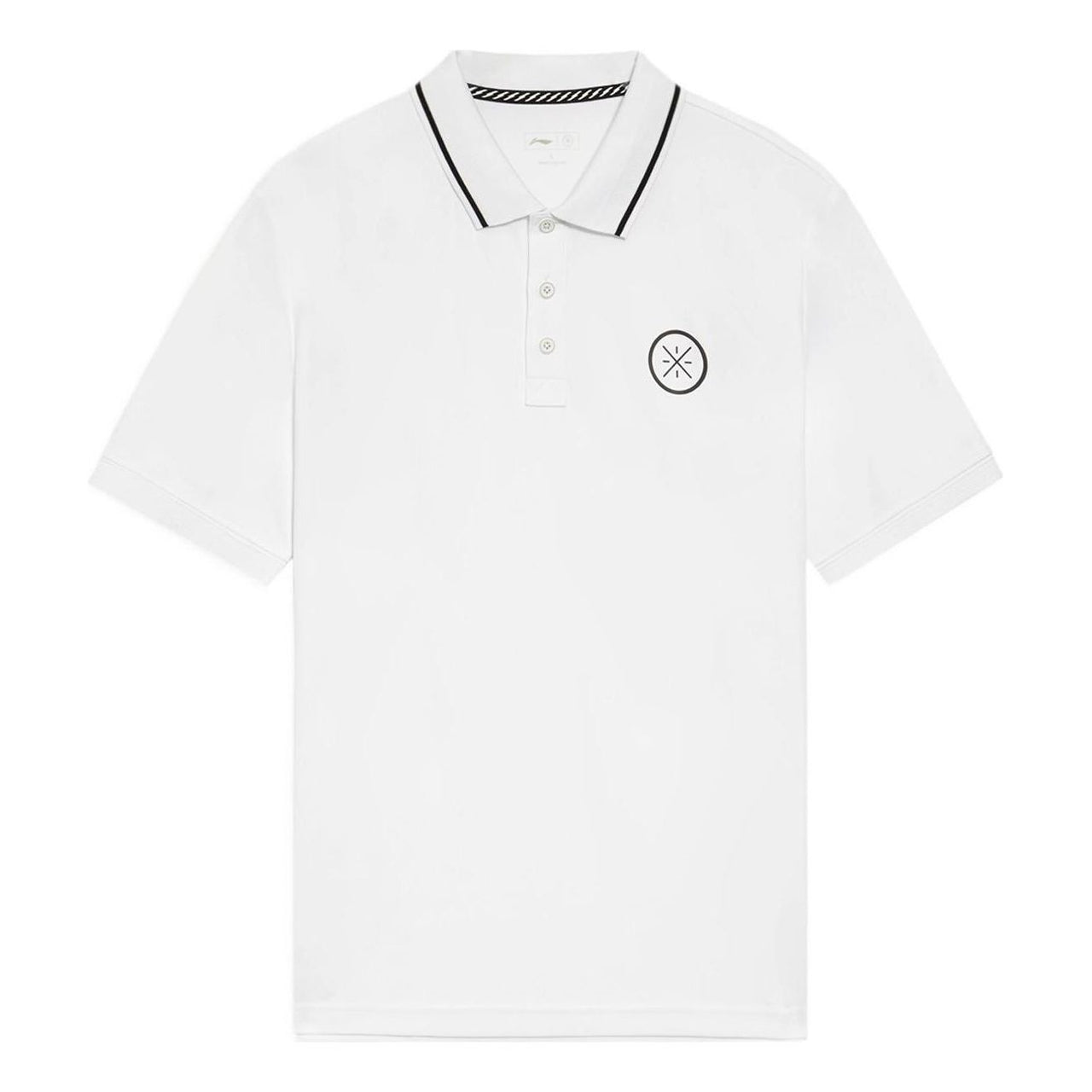 Li-Ning Way Of Wade Logo Polo Shirt 'White' APLS091-2