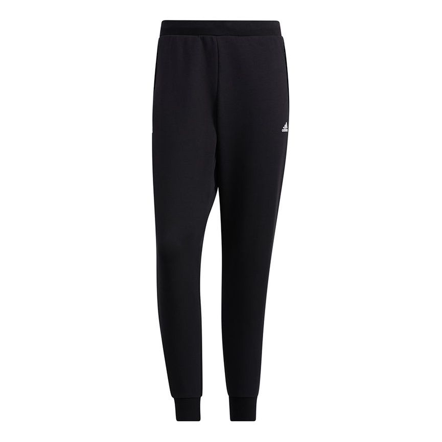 Men's adidas Wj Kn Reg Pnt Martial Arts Series Solid Color Running Sports Bundle Feet Long Pants/Trousers Black H39291