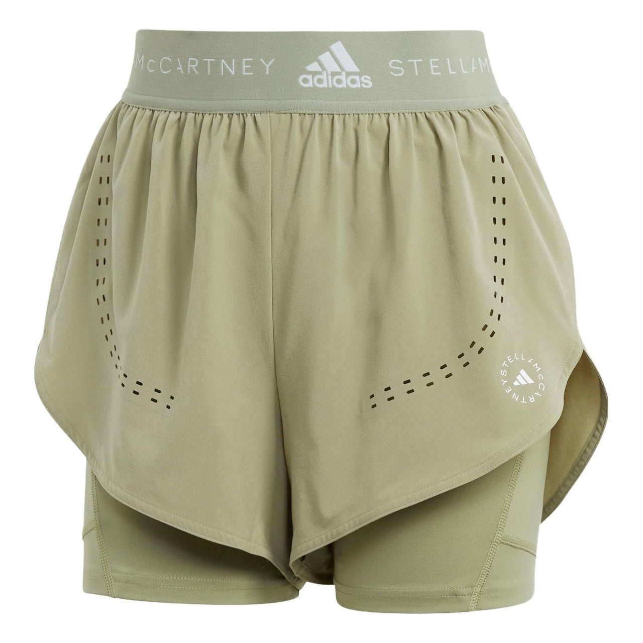 (WMNS) adidas Truepurpose Two-in-one Shorts 'Olive Green' HS0985