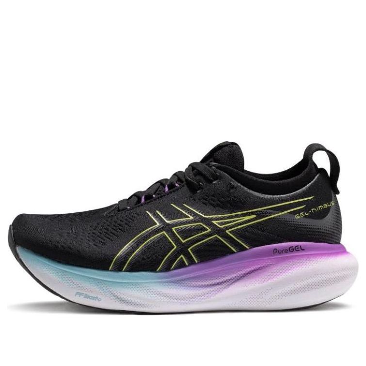 (WMNS) ASICS GEL-Nimbus 25 'Black Glow Yellow' 1012B437-004