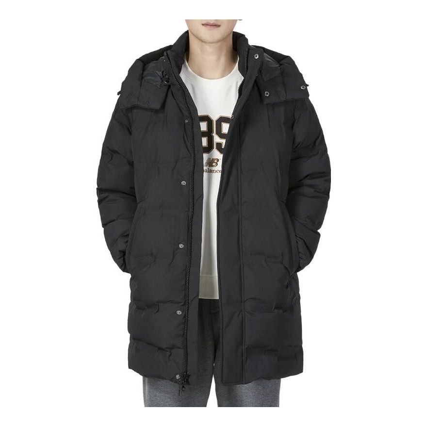 New Balance Long Puffer Jacket 'Black' AMJ24379-BK