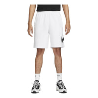 Nike Sportswear Club Graphic Shorts 'White Black' BV2721-100