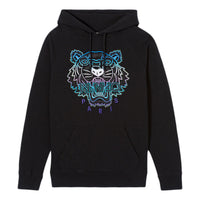 (WMNS) KENZO Tiger Head hooded Pullover Long Sleeves Hoodie Black F962SW7704X7-99