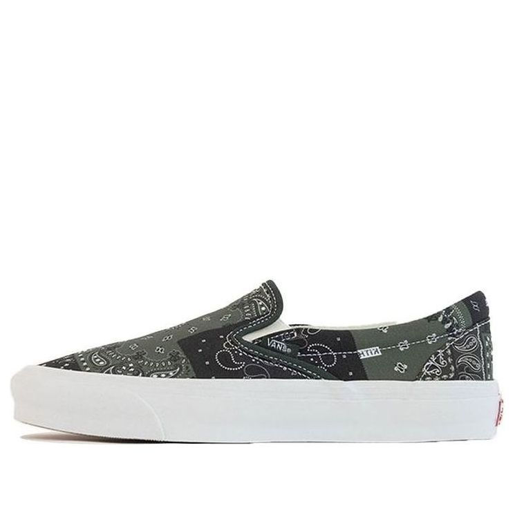 Vans Kith x Vault OG Classic Slip-On LX 'Bandana - Scarab' VN0A45JK6CF