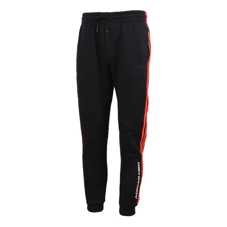 adidas Stay Warm Windproof Casual Knit Long Pants Black GM2348