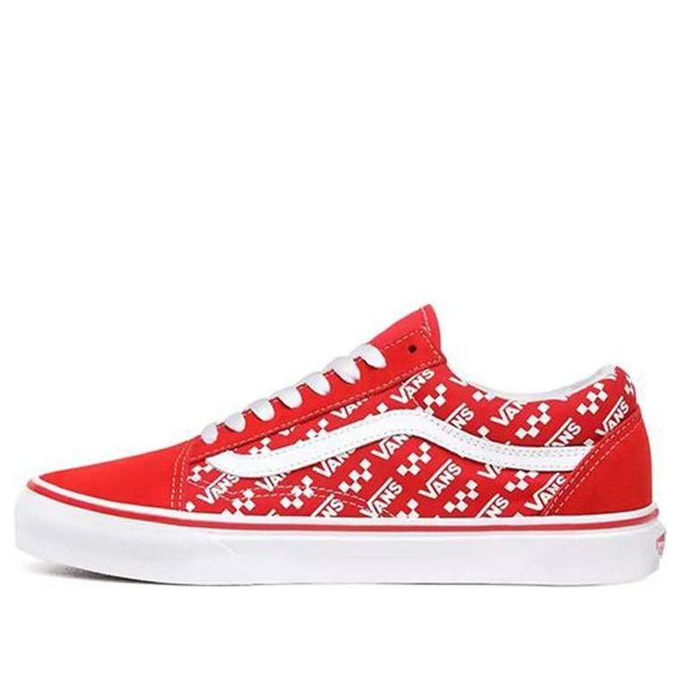 Vans Old Skool 'Logo Repeat - Racing Red' VN0A4U3BW35