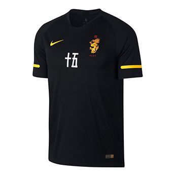 Nike X Clot Soccer Jersey Black 15Th Anniversary 'Black Yellow' AV4992-010