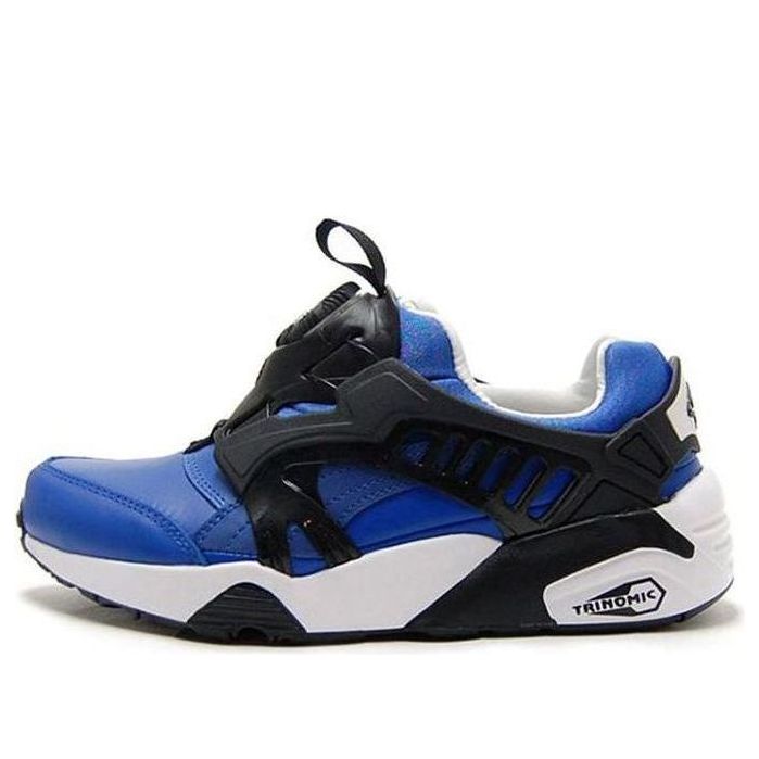 PUMA Disc Blaze Leather Running Shoes Blue/White 361979-03