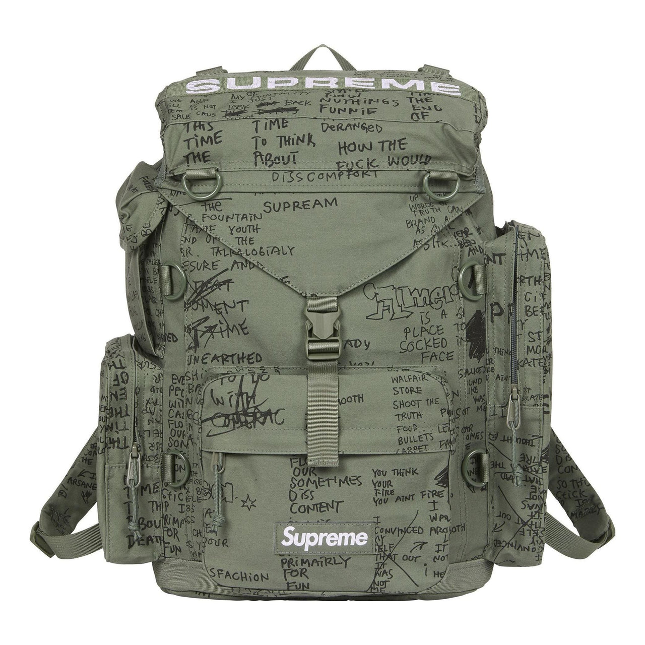 Supreme Field Backpack 'Olive Green Black' SUP-SS23-1091