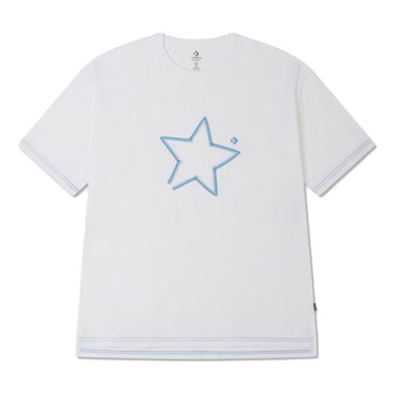 Converse Blue Star 'White' T-shirt 10025871-A01