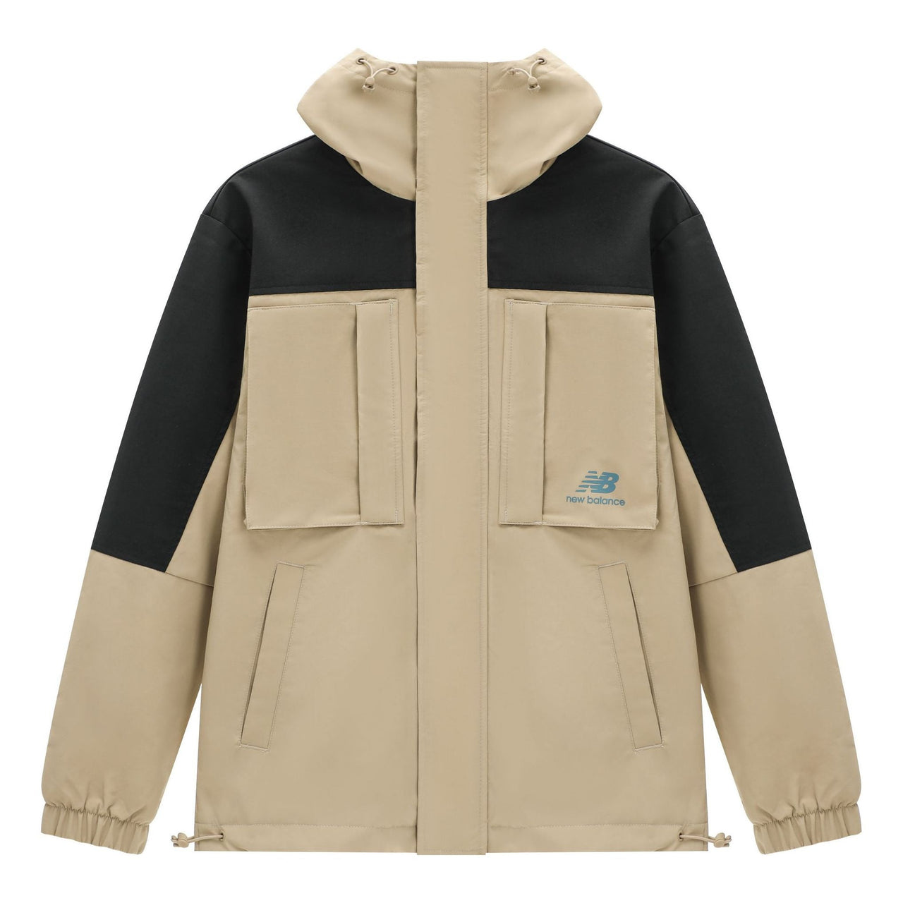 New Balance Windproof Sport Jacket 'Beige Black' AMJ31304-BNN