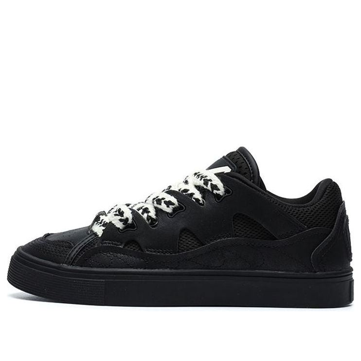 (WMNS) FILA FUSION Casper Shoes 'Black White' T12W135109FBK