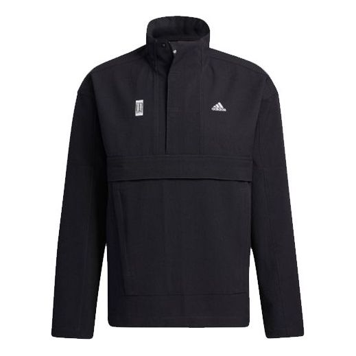 adidas Wj Anorak Series Casual Sports Woven Stand Collar Jacket Black GP0901